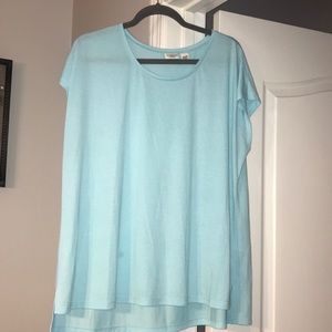 Light Blue Hi-Low T-Shirt